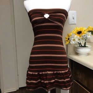 🌸Striped Tubed Top